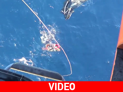 Καρέ – καρέ η διάσωση δύο αγνοουμένων από Super Puma